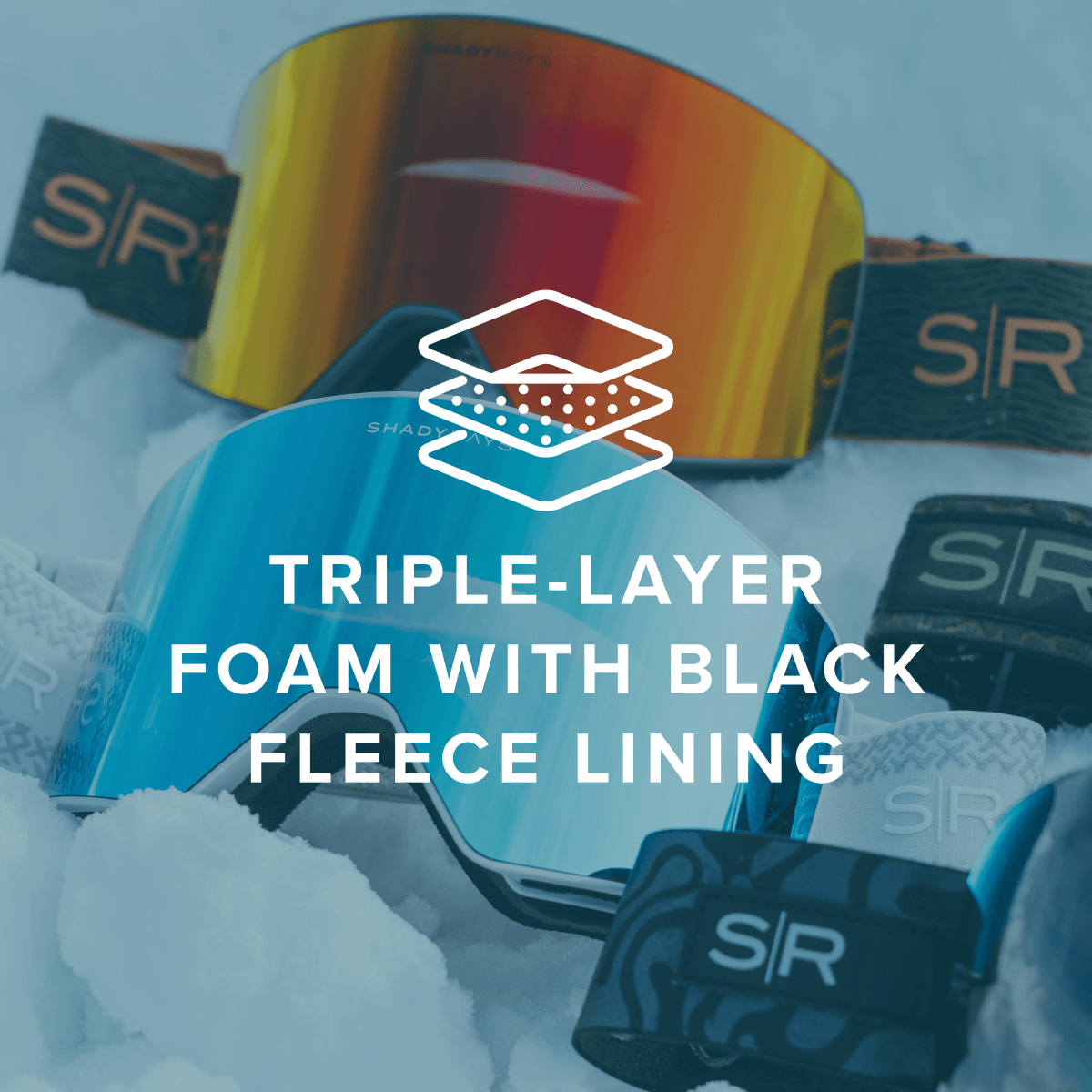 Frontier Snow Goggle - Lavender Lagoon - Image 10