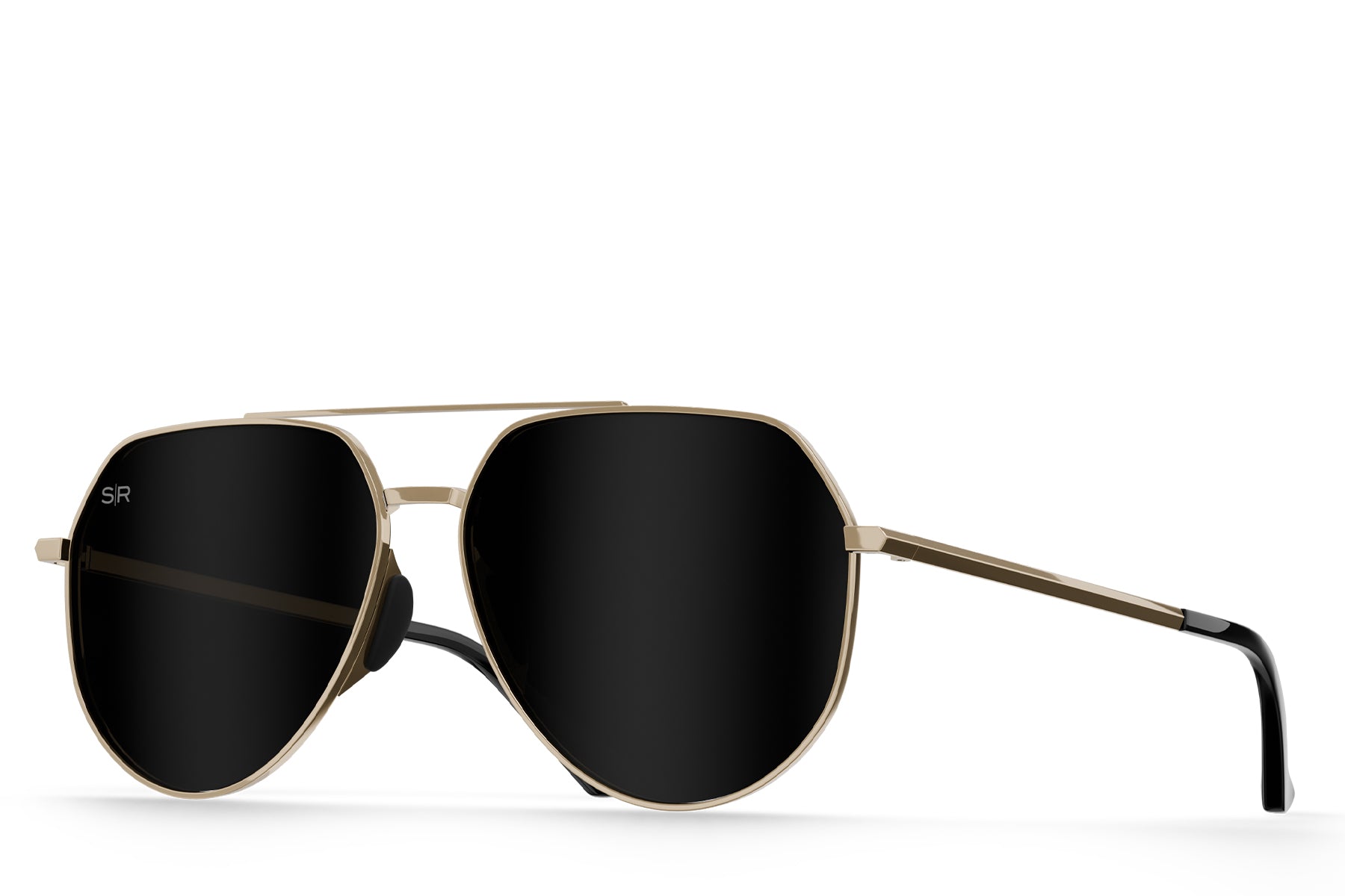 Tangle Free Aviator Hex - Black Gold Polarized - Image 4