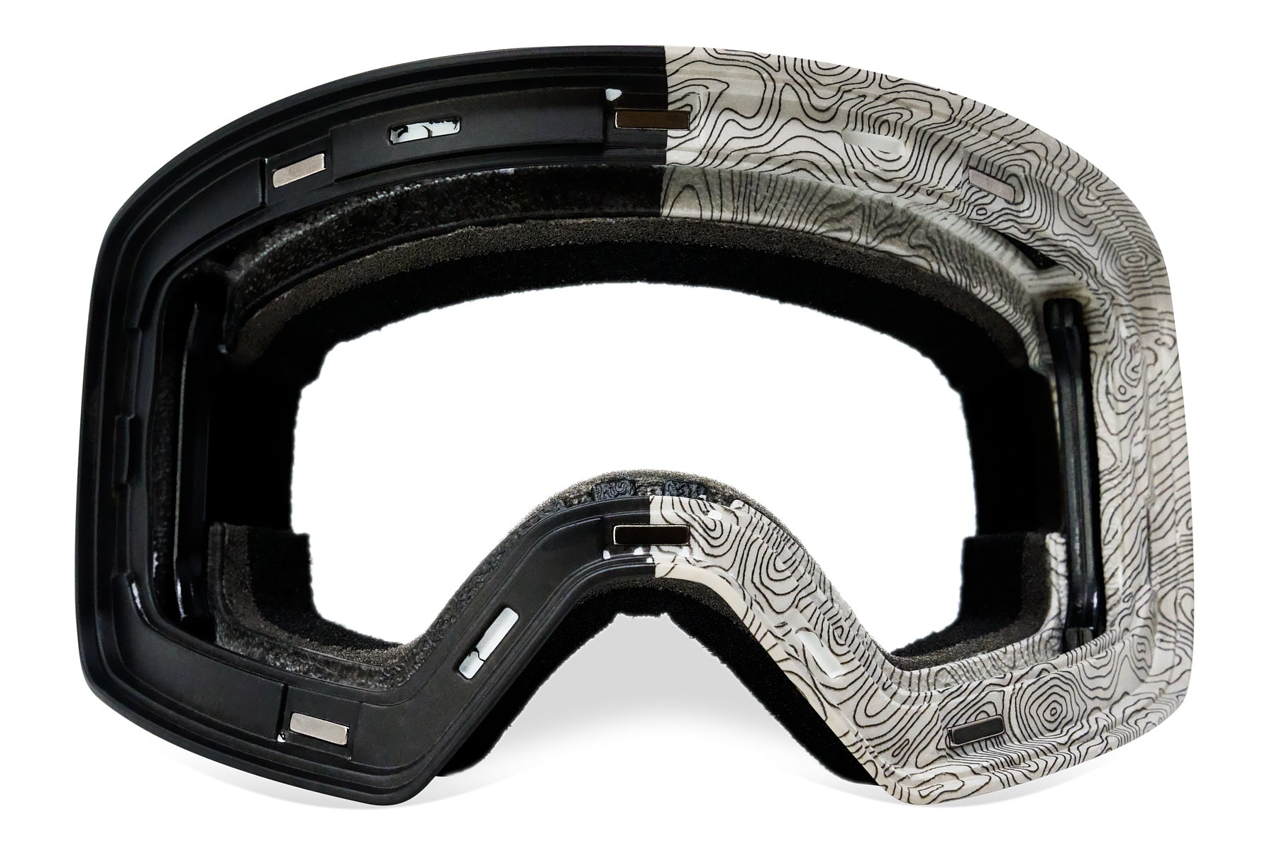 Frontier Snow Goggle - Stealth Terrain Magnetic Frame + Strap (Lens Not Included) - Image 4