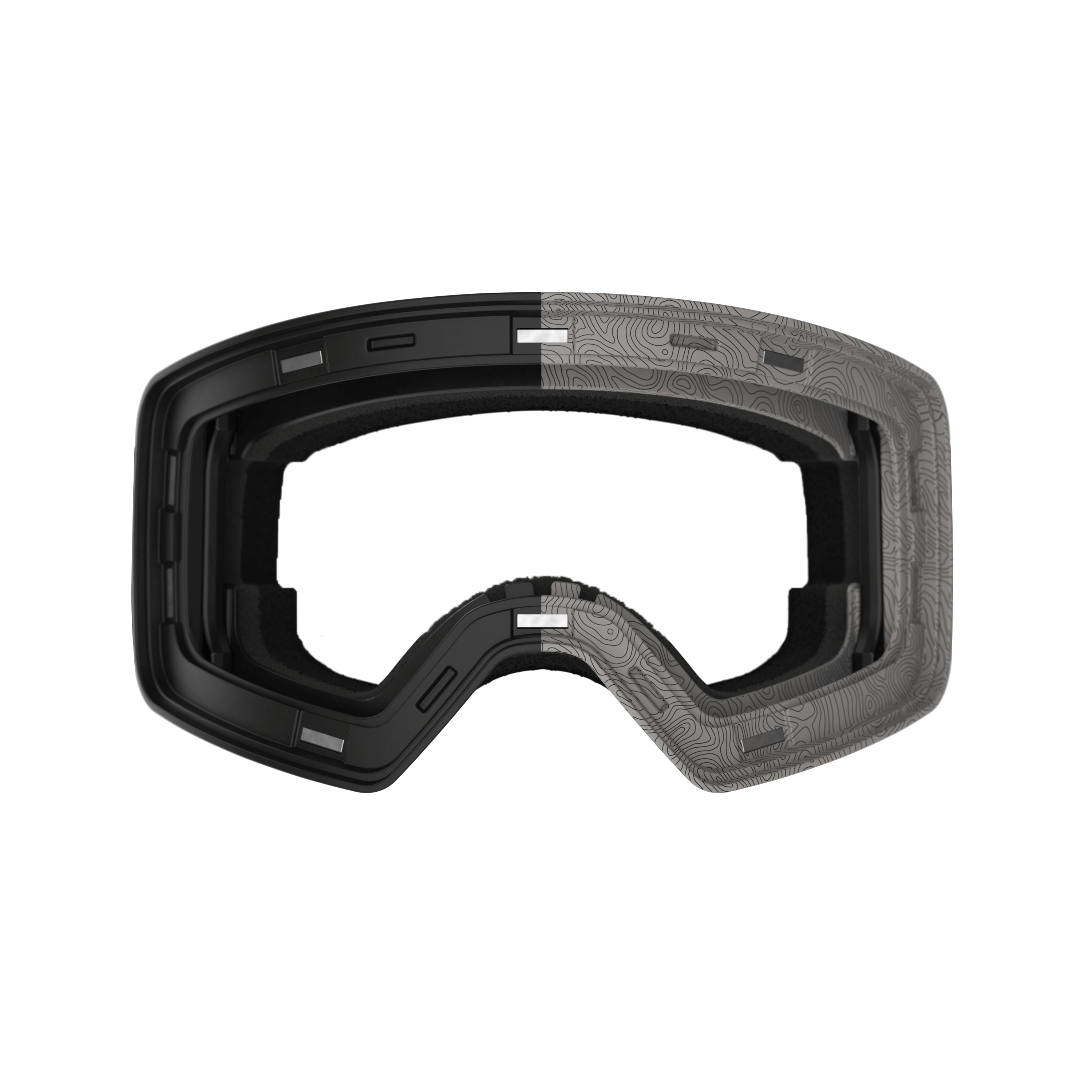 Frontier Snow Goggle - Stealth Terrain Magnetic Frame + Strap (Lens Not Included) - Image 2