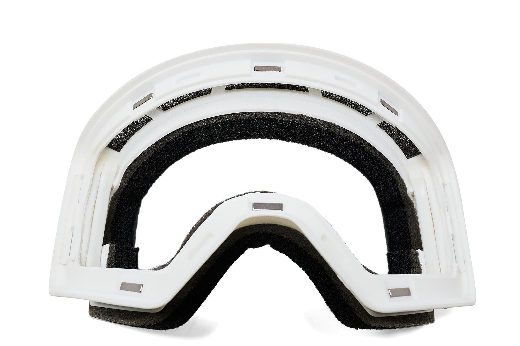 Frontier Snow Goggle - White Magnetic Frame + Strap (Lens Not Included) - Image 2